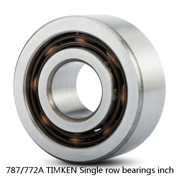 787/772A TIMKEN Single row bearings inch