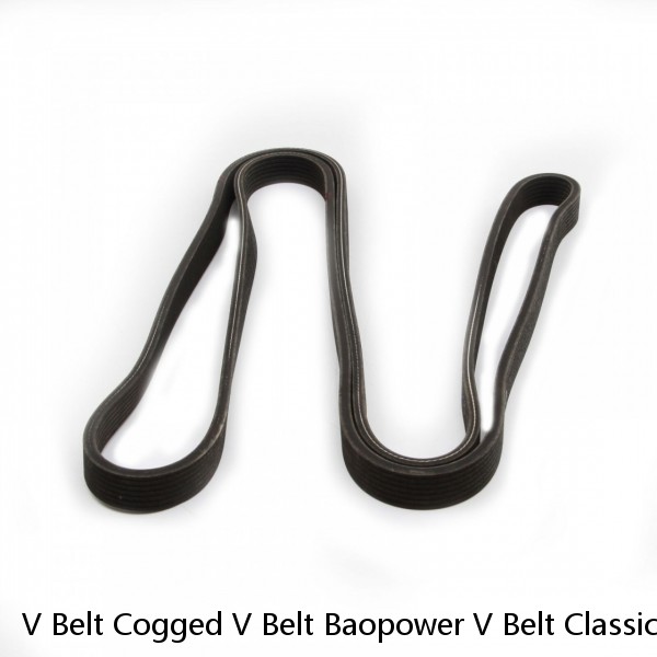 V Belt Cogged V Belt Baopower V Belt Classical Raw Edge Cogged Toothed V Belt AX BX CX V Belt Engine Rubber With Factory Price