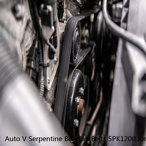 Auto V Serpentine Belt Fan Belts 5PK1200 for Automobile Compressor Strap